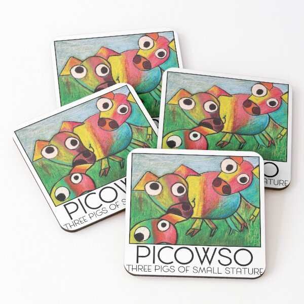 Item preview, PICOWSO: Three Pigs of Small Stature designed and sold by Artist of One.