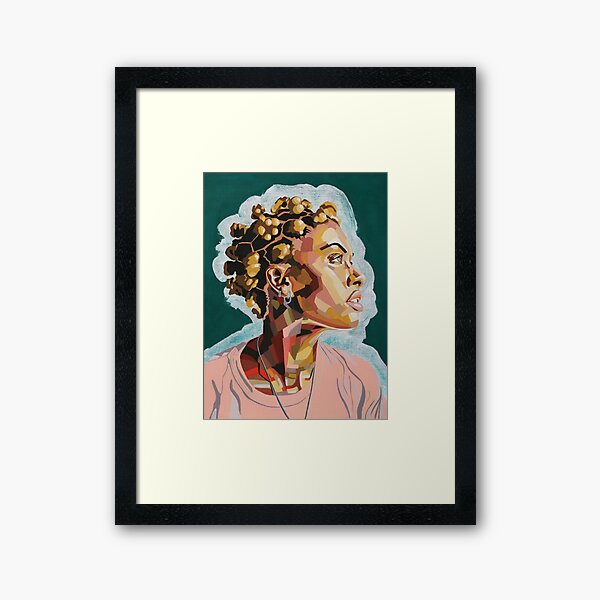 She Just Glows Framed Art Print