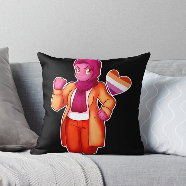 Item preview, Humanized lesbian flag designed and sold by SweetPencil.