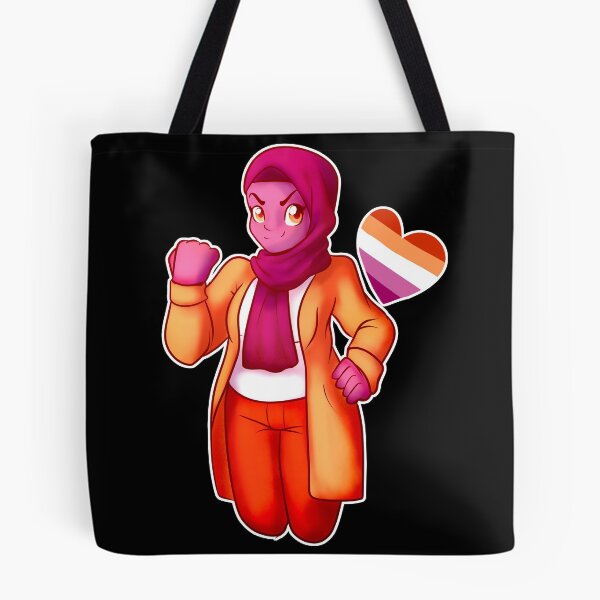 Item preview, Humanized lesbian flag designed and sold by SweetPencil.