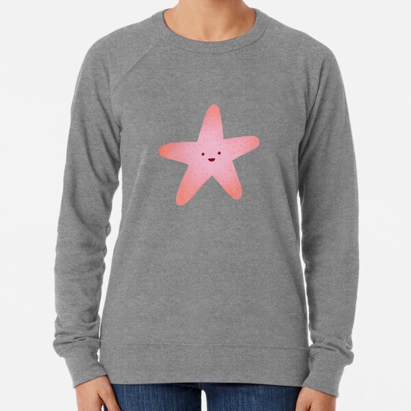 Happy Little Pink Starfish Lightweight Sweatshirt