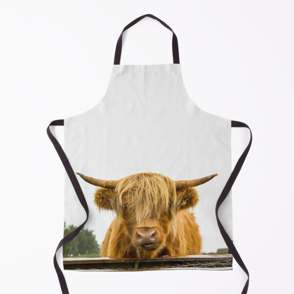 Raspberry Cow Apron for Sale by Jane Stanley