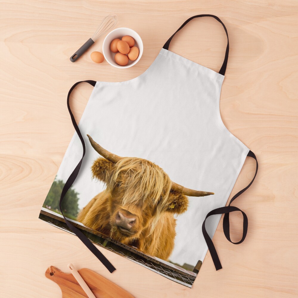 Raspberry Cow Apron for Sale by Jane Stanley