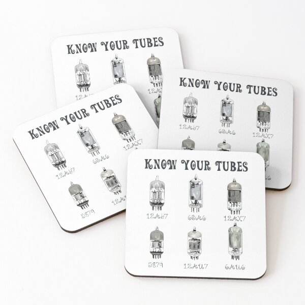 Item preview, Know Your Tubes - Vacuum Tube Tech Gift designed and sold by artichokes.