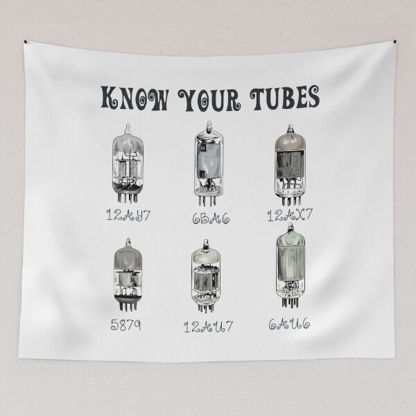 Item preview, Know Your Tubes - Vacuum Tube Tech Gift designed and sold by artichokes.
