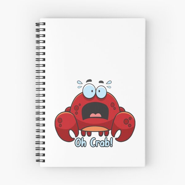 Item preview, Oh Crab! - Stressed and Scared Red Crab designed and sold by Kaos Urbanwear.