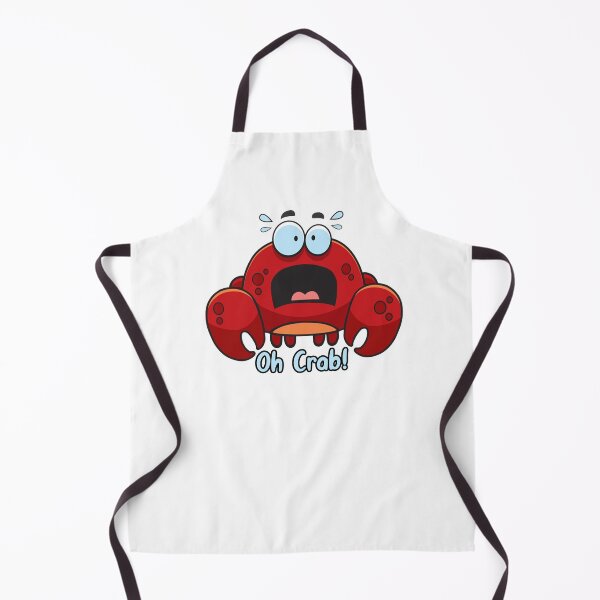 Item preview, Oh Crab! - Stressed and Scared Red Crab designed and sold by Kaos Urbanwear.