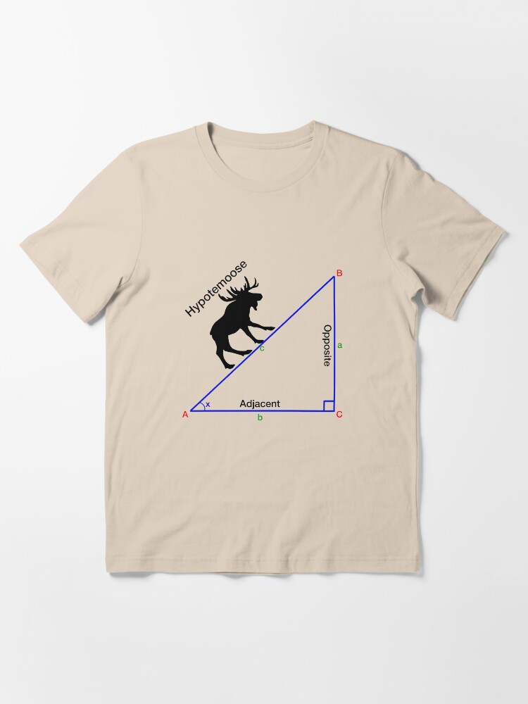 Alternate view of Hypotemoose, Math Humor. Essential T-Shirt