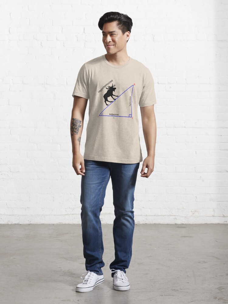 Alternate view of Hypotemoose, Math Humor. Essential T-Shirt