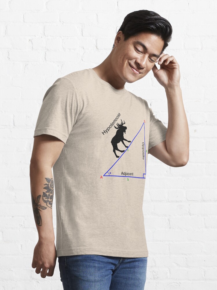 Alternate view of Hypotemoose, Math Humor. Essential T-Shirt