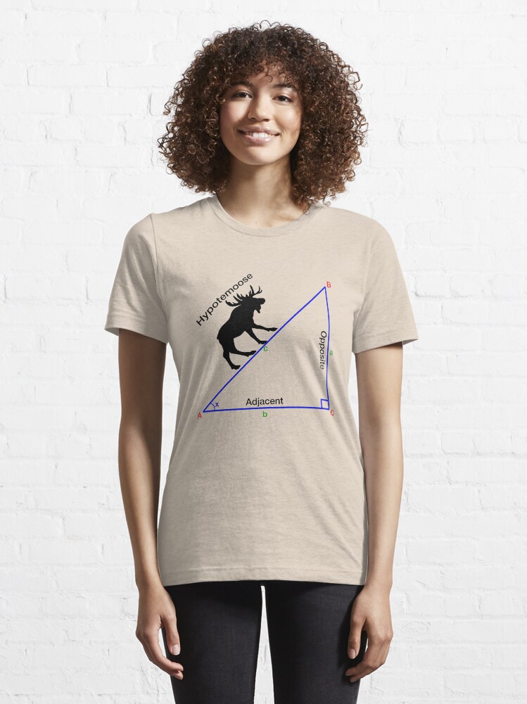 Alternate view of Hypotemoose, Math Humor. Essential T-Shirt