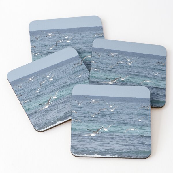 Item preview, View of migratory birds flying on the jeju  island sea in Korea. designed and sold by human8891.
