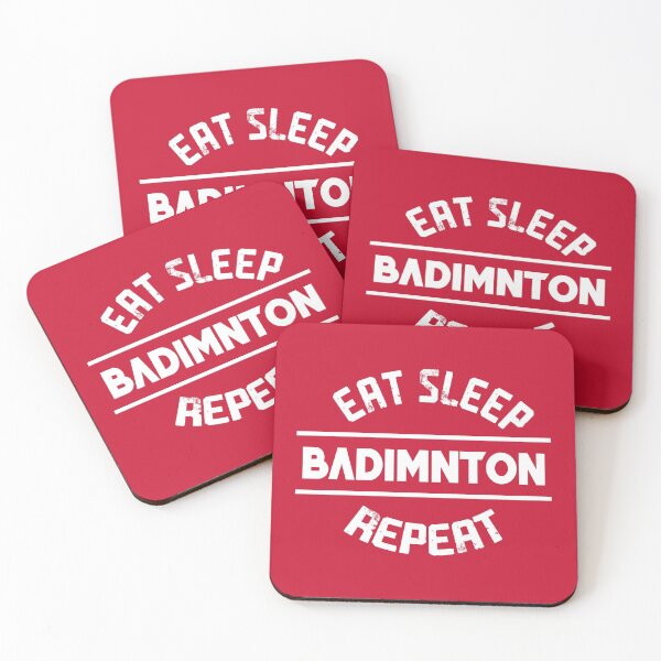 Item preview, Eat Sleep Badminton Repeat #6 designed and sold by SalahBlt.