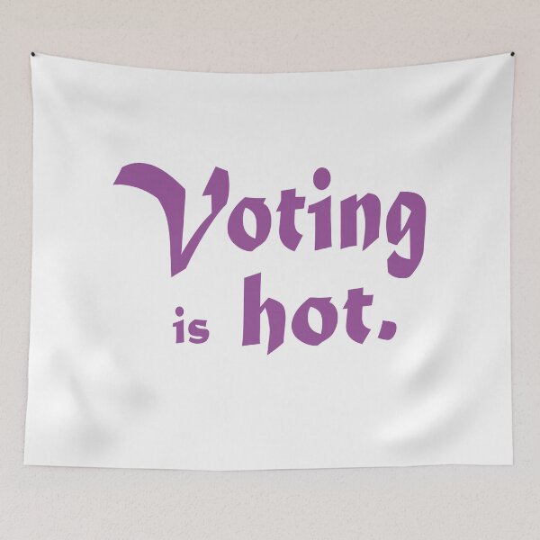 Item preview, Voting is hot designed and sold by Leous.