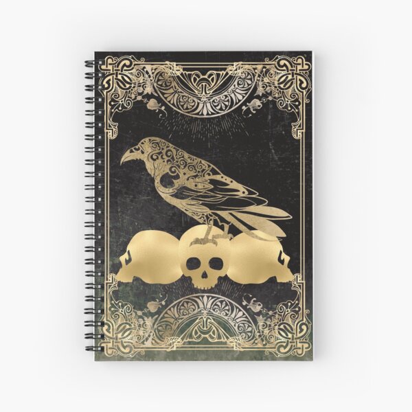 Call of the Raven Storm Spiral Notebook