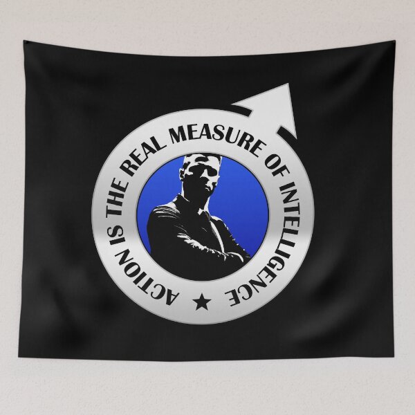 Item preview, Action is the real measure of intelligence! Free life! designed and sold by Cristian Stefan.