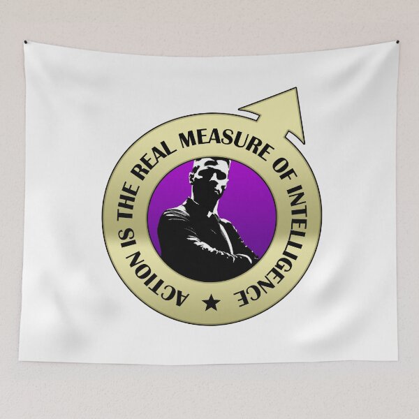 Item preview, Action is the real measure of intelligence! Free life! designed and sold by Cristian Stefan.