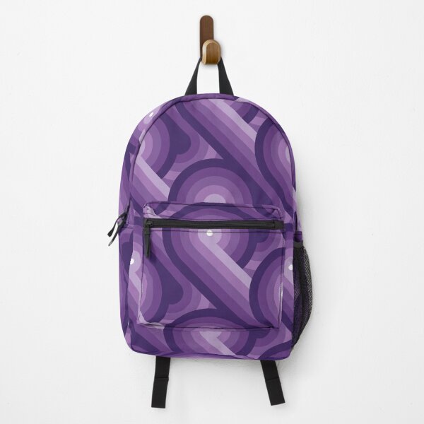 Item preview, Disco Circles Geometric Pattern – Purple designed and sold by RoguePatterns.