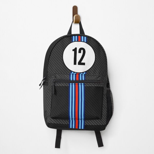 Item preview, Martini Racing Number 12 Carbon Poster – Classic Porsche Livery Art designed and sold by Road To Track.
