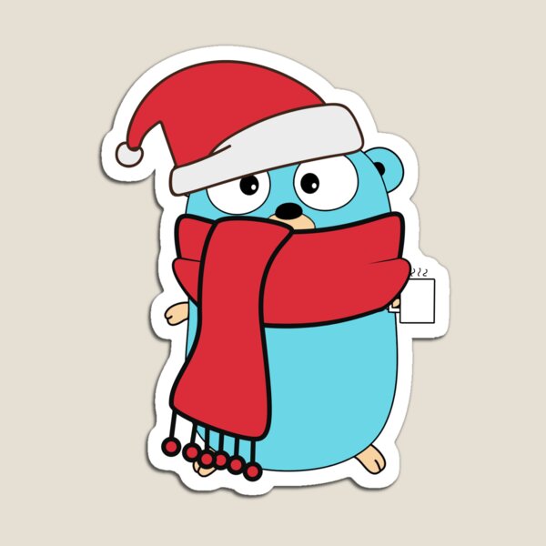 Item preview, Holiday golpher golang designed and sold by WearYourGames.