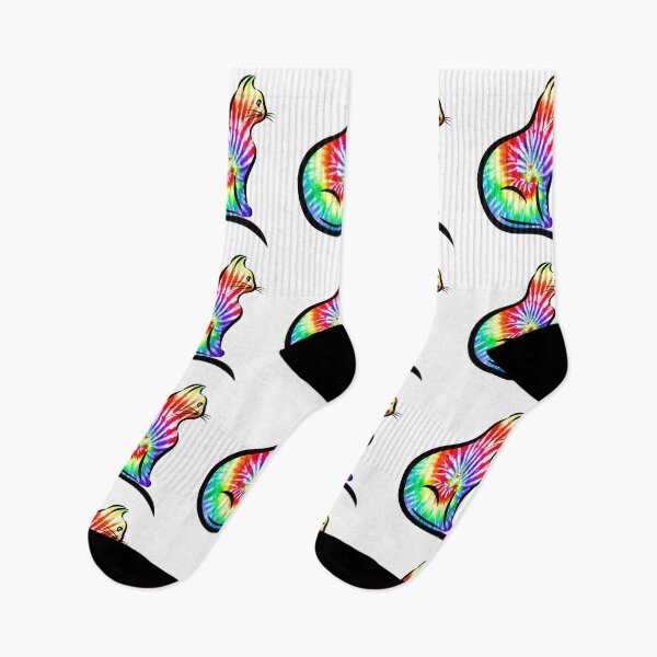 Item preview, Tie dye cat, sweet happy cub kittens designed and sold by GulQari.