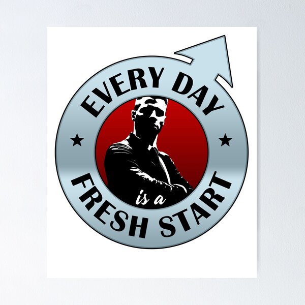 Item preview, Every day is a fresh start! Free life! designed and sold by Cristian Stefan.