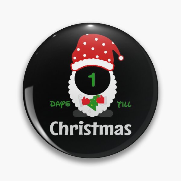 Item preview, Chirstmas Santa Countdown Advent Calendar 1 Days Till Xmas designed and sold by PrintOfi.