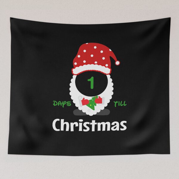Item preview, Chirstmas Santa Countdown Advent Calendar 1 Days Till Xmas designed and sold by PrintOfi.