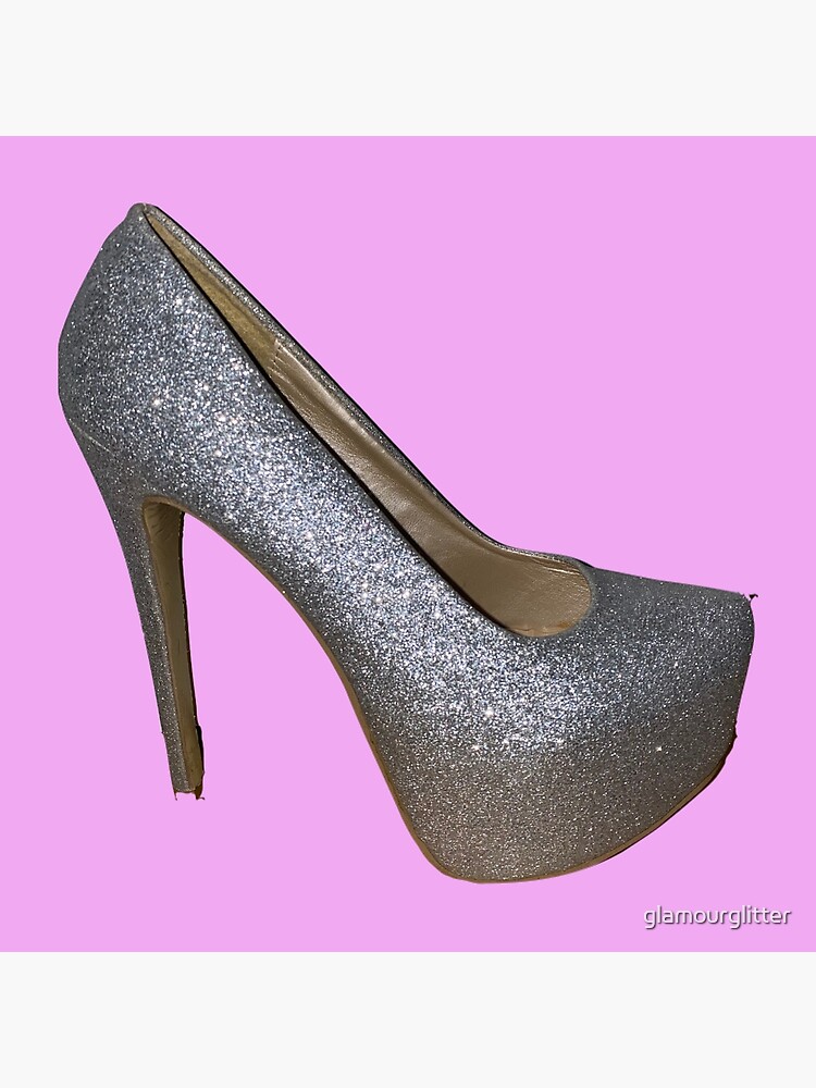 "Sparkly Glitter Platform High Heel" Poster for Sale by glamourglitter