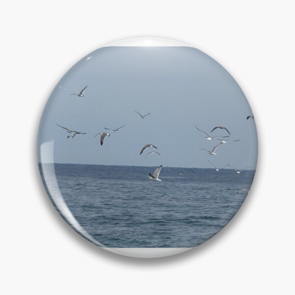 Item preview, View of migratory birds flying on the jeju  island sea in Korea. designed and sold by human8891.