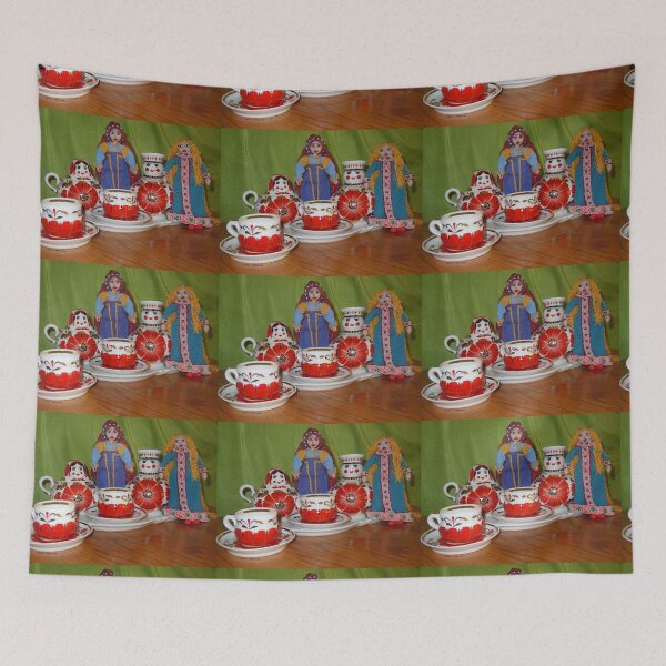 Item preview, Russian Doll Tea Time designed and sold by DebiCady.