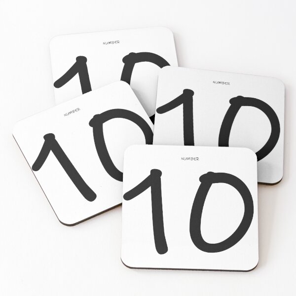 Item preview, Number ten 10 designed and sold by awesome-bee.