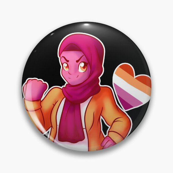 Item preview, Humanized lesbian flag designed and sold by SweetPencil.