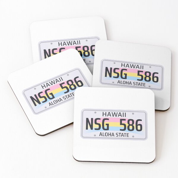 Item preview, Hawaii License Plate designed and sold by Novel Gifts.