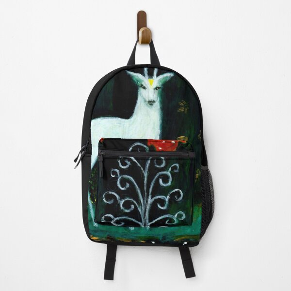 Item preview, Magical White Stag designed and sold by The Mysterious Domain Alyne Whiteswan Fine Art Prints and Merch.