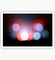 Circle Colour Lights Concert Blur Pattern Sticker