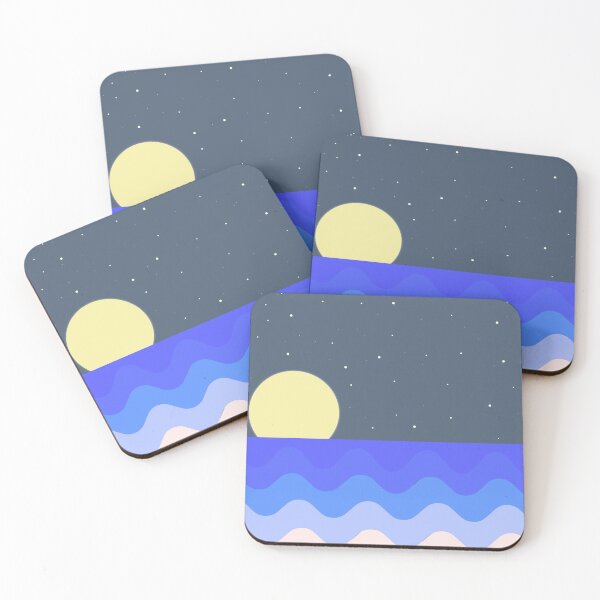Item preview, Moonlit Ocean designed and sold by Himanshi Agarwal.