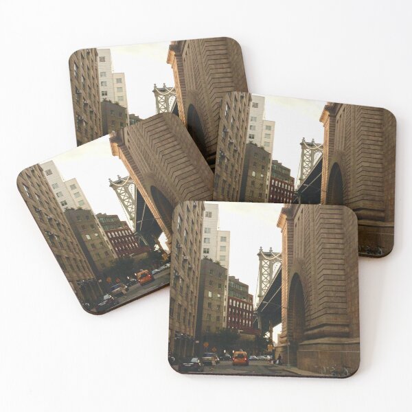 Item preview, Yellow Cab Under the Manhattan Bridge designed and sold by MonocleSkully.