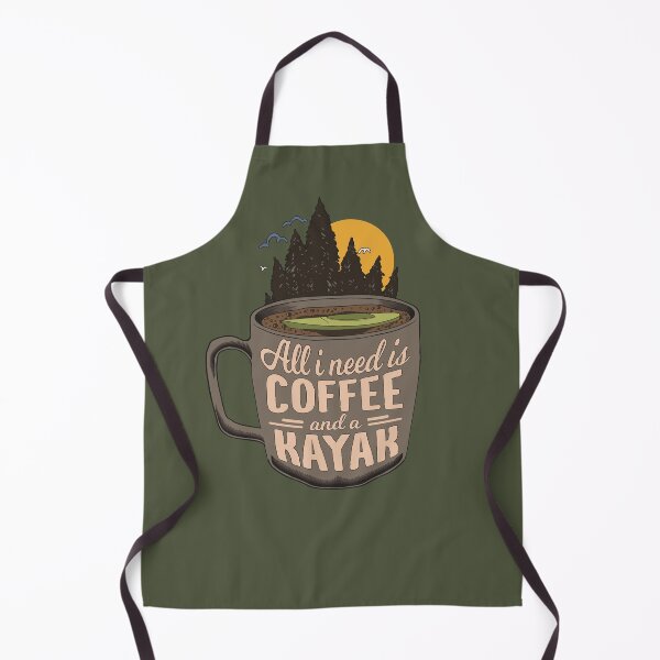 Item preview, Coffee & Kayak Art Gift For Kayaking and Paddling Lovers designed and sold by MrEddie10.