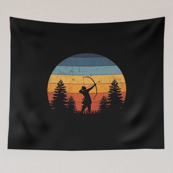 Item preview, Archery, Archer Bow, Vintage Retro Distressed Design designed and sold by Provio.