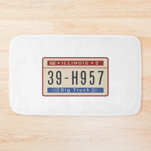 Item preview, Illinois License Plate designed and sold by Novel Gifts.