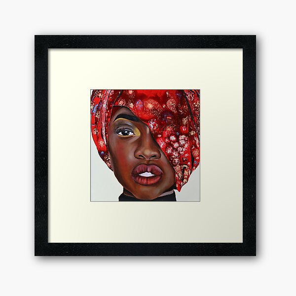 Crimson Framed Art Print