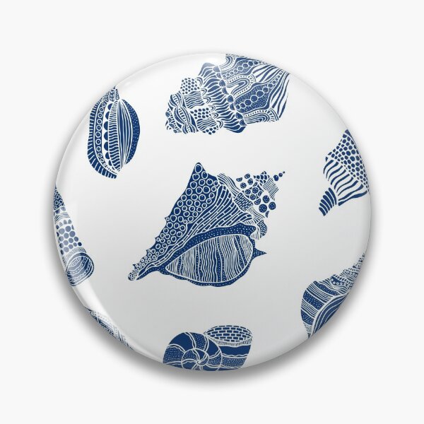 Item preview, Preppy 1980s Nautical Seashell Beach House Coastal Chic designed and sold by IamTrending.