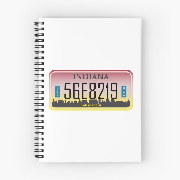 Item preview, Indiana License Plate designed and sold by Novel Gifts.