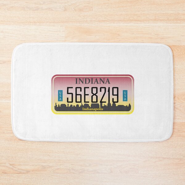 Item preview, Indiana License Plate designed and sold by Novel Gifts.
