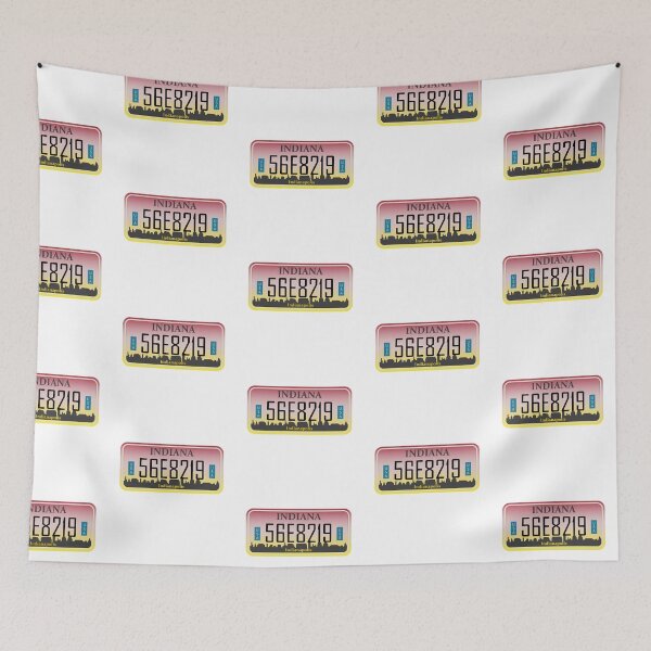 Item preview, Indiana License Plate designed and sold by Novel Gifts.