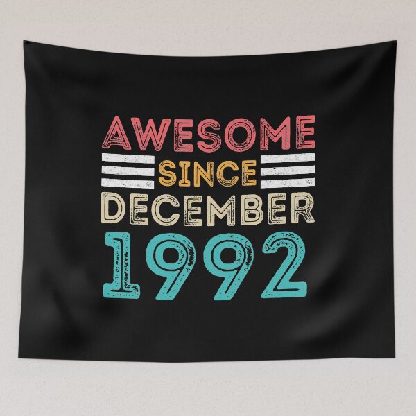 Item preview, Retro Vintage 28th Birthday - Awesome Since December 1992 designed and sold by meedTee.