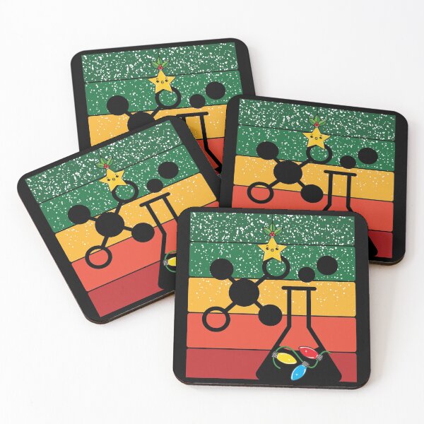 Artikelvorschau, WEIHNACHTS-SCHNEE-STREIFEN KAWAII STAR mit CHEMISTRY FLASK MEDICAL LABORATORY SCIENTIST entworfen und verkauft von Hippiesole.