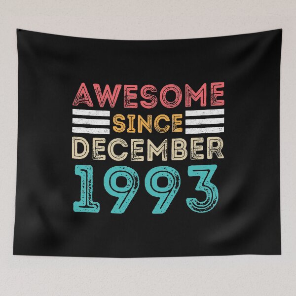 Item preview, Retro Vintage 27th Birthday - Awesome Since December 1993 designed and sold by meedTee.