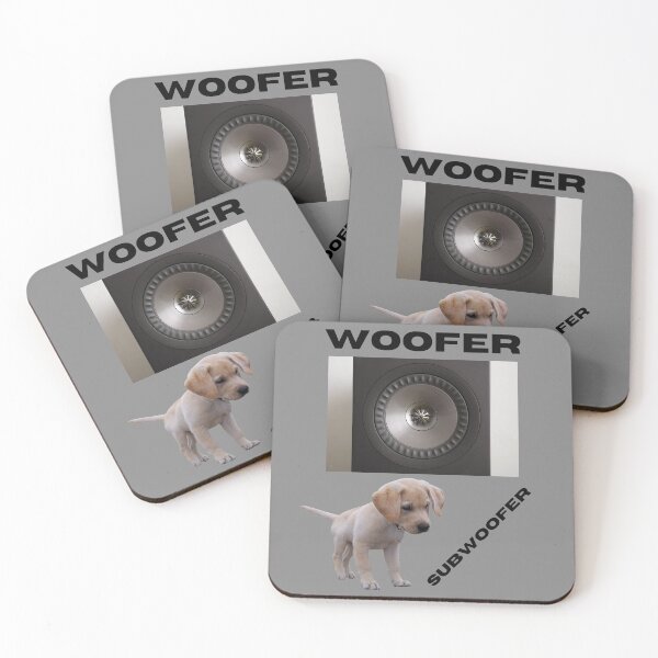Item preview, Woofer and Subwoofer - cute puppy design designed and sold by DerekJSmith.